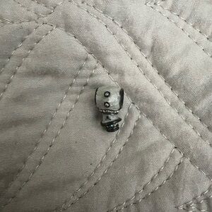 Snowman Pandora charm white